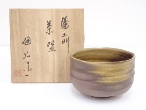 九谷焼　明山造　細字茶碗